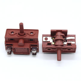 Multi Function Red / Black Rotary Switch Used in Kitchen Appliance Electric Oven